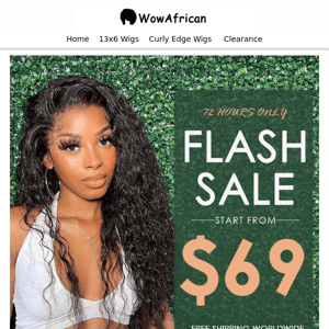 Flash Sale you can't miss😋