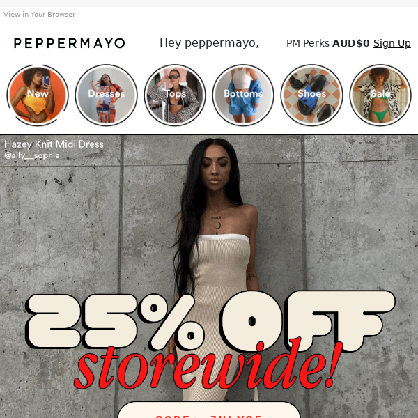 LIVE NOW: 25% OFF STOREWIDE 🤑🛍️