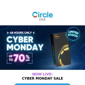 🎉 SURPRISE! 70% OFF Cyber Monday Sale