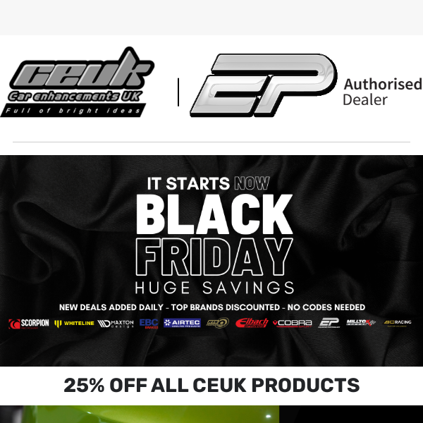 In case you missed it, all our Black Friday Deals are LIVE!