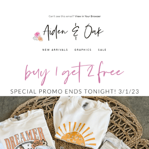 Buy ONE Get TWO FREE! 🤩