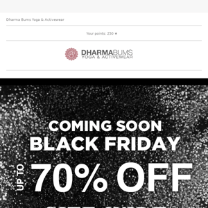COMING SOON OUR BIGGEST BLACK FRIDAY SALE EVENT!