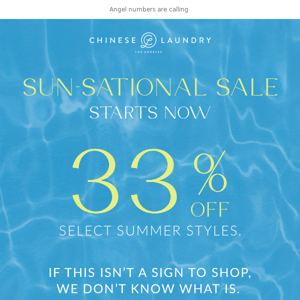 Heaven Sent: 33% OFF Select Summer Styles