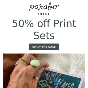 Print Sets are 50% off!