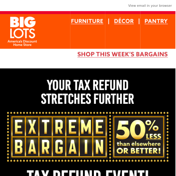 Hurry in for limited-time Extreme Bargains!