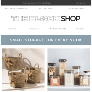 Small Storage + Luxe Body Care