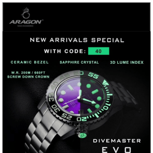 Intro Special on the NEW DM EVO Automatic (Promo Code Enclosed)