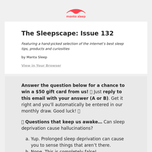 Sleepscape 132: Wanna fall asleep faster? The answer is in your 🛀