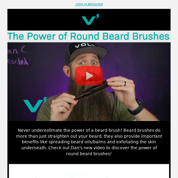 The Power of a Round Beard Brush