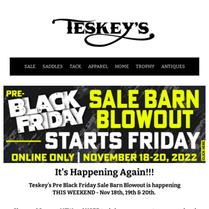 Back by Popular Demand! Sale Barn Deals You WON'T Want to Miss