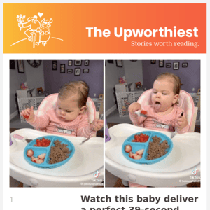 Watch this baby deliver a perfect 39-second lesson on the power of perseverance