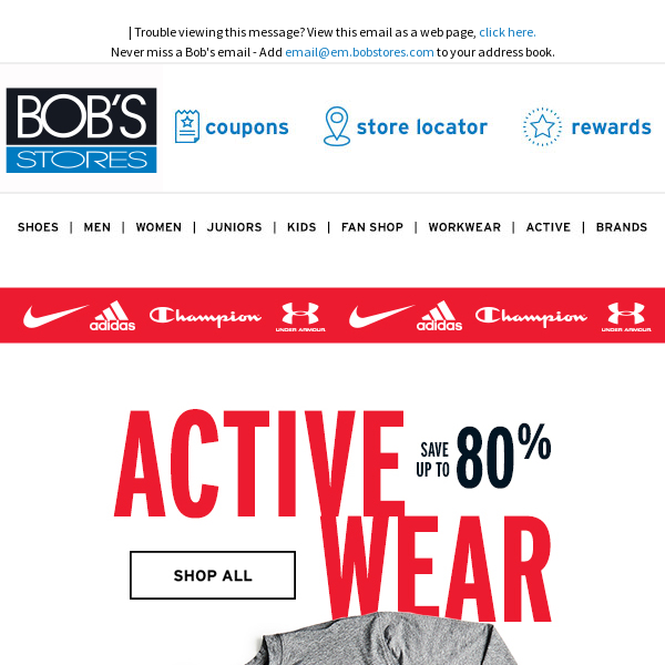 Activewear Up to 80% OFF