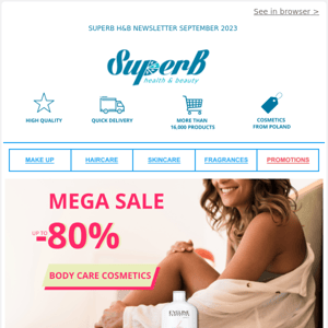 Superb Health & Beauty 🥳📣Body Care Cosmetics  UP TO 80% OFF