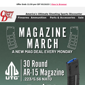 Kick Off Magazine March with $6 Mags!