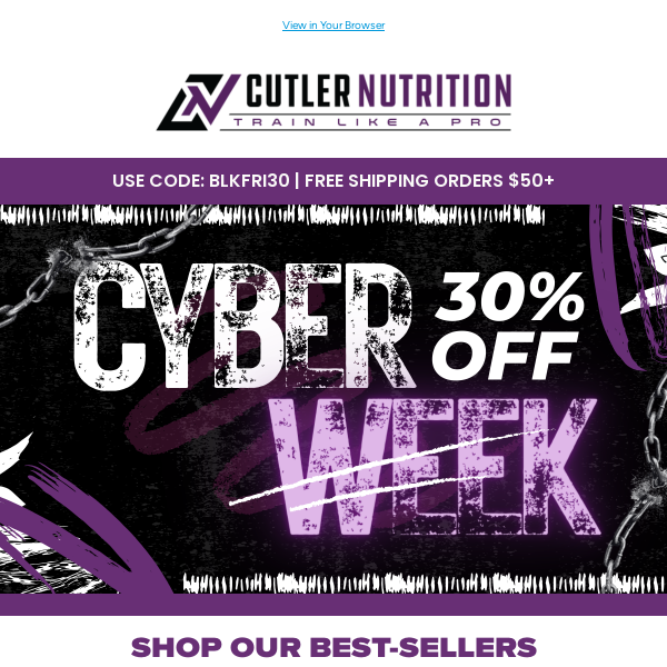 🎁 Stock up & save with our cyber week sale! 💰