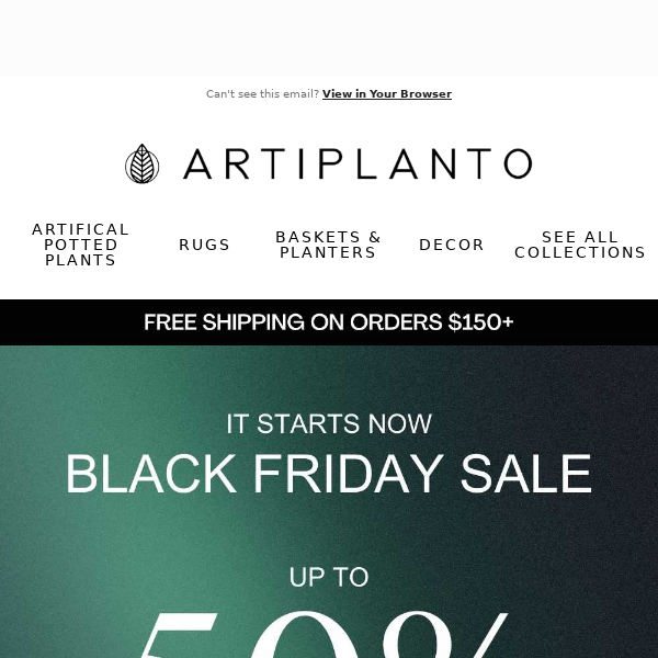🌿Biggest Sale Of The Year Starts NOW Artiplanto