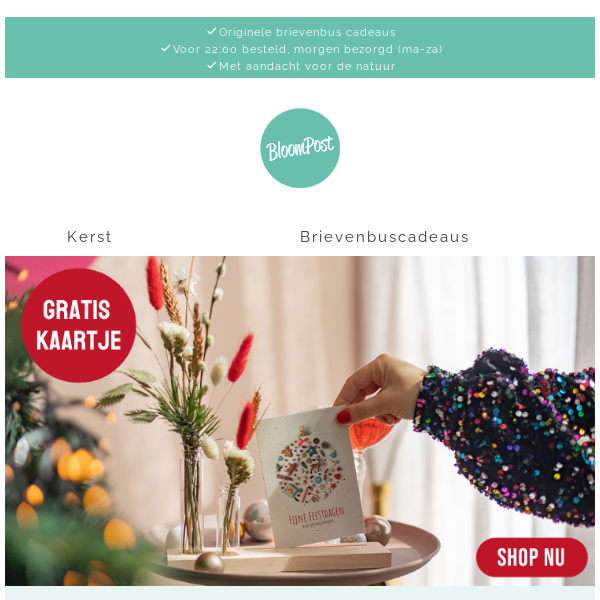 💫 December deal: GRATIS kaartje