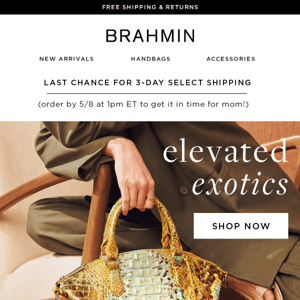 Keep things ICY this season ❄️ - Brahmin Handbags