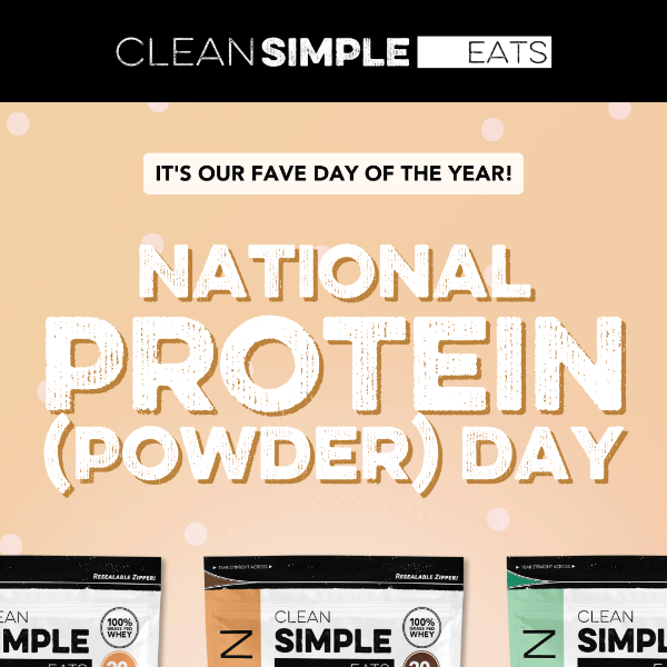 Celebrate National Protein Day with CSE 🎉