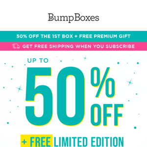 up to 50% off + FREE Gift AND VIP PERKS!