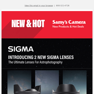 New Lenses, New Lighting, & Hot Deals At Samy's Camera