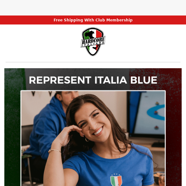 Blue Soccer Crops & Tees Are Back! 💙🇮🇹
