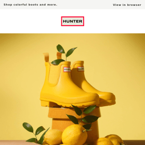 Hunter Boots, your 15% off awaits