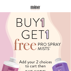 Buy 1, Get 1 FREE Pro Spray Mists! 💗