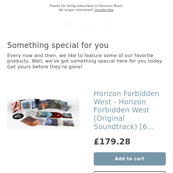 VERY LIMITED FORMAT!  Horizon Forbidden West - Horizon Forbidden West (Original Soundtrack) [6LP Coloured]