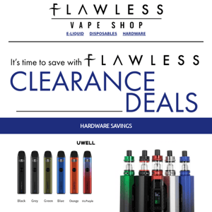 Everyone's Favorite Clearance Vapes 👀