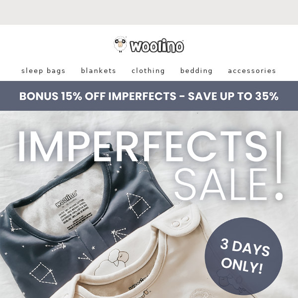 📣 Save up to 35% on Imperfects!!!