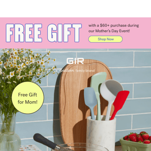 1 day left to get your FREE Mother’s Day gift