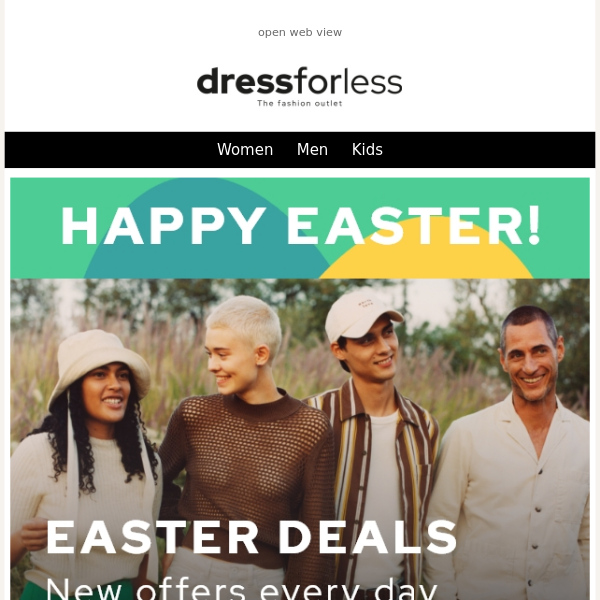 Easter deal marathon: Secure new deals up to -75% every day! 🤩 