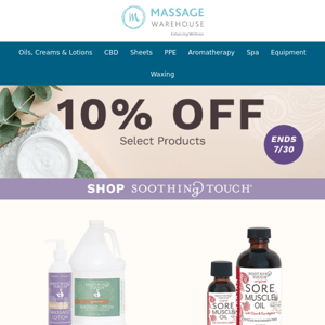 10% Off Select Products!
