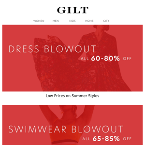 [DRESS BLOWOUT] [ALL 60 – 80% OFF]