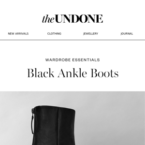 Wardrobe Essential: Black Ankle Boots