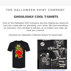 Ghoulishly cool t-shirts