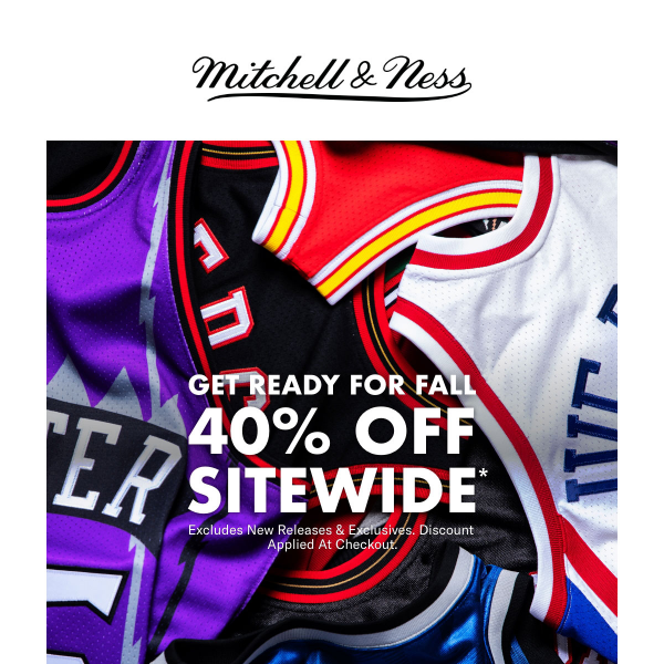 Up to 40% Off Sitewide 🔥BLACK FRIDAY EVENT🔥 - Mitchell And Ness