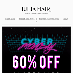 Crazy Cyber Monday Sale: Up to 60% Off + More Benefits
