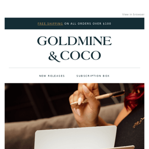 Goldmine & Coco Classic Journaling Kit: Limited Edition Preview Box