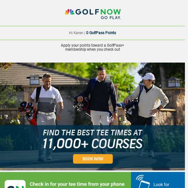 Great golf is calling; low tee time rates await