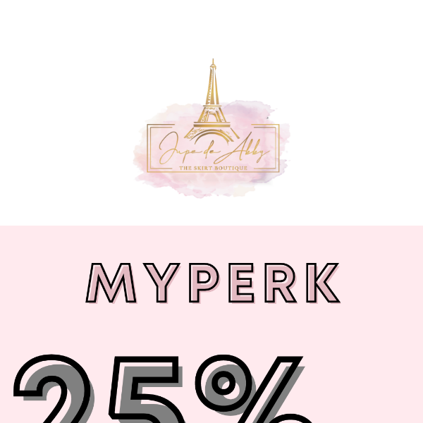 25% OFF TODAY!