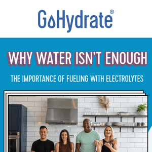 💧 Why Water Isn't Enough 💧