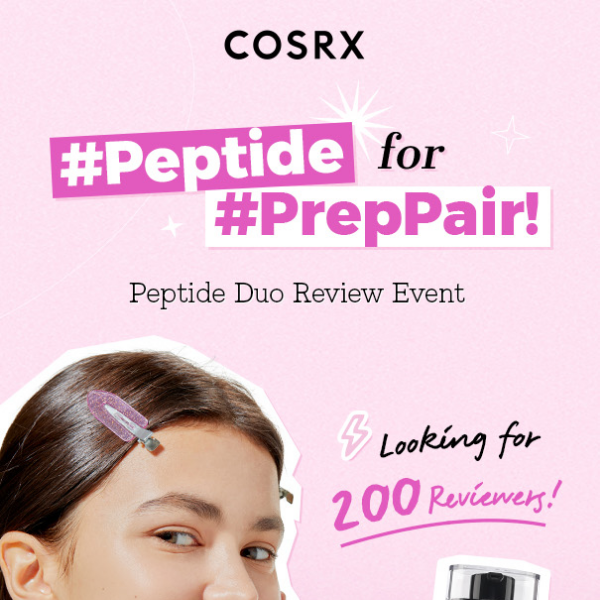 Join the #Peptide for #PrepPair! 💞