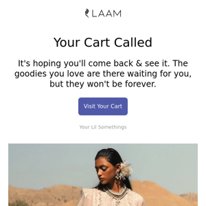 LAAM Your Cart is Selling Out FAST ❗
