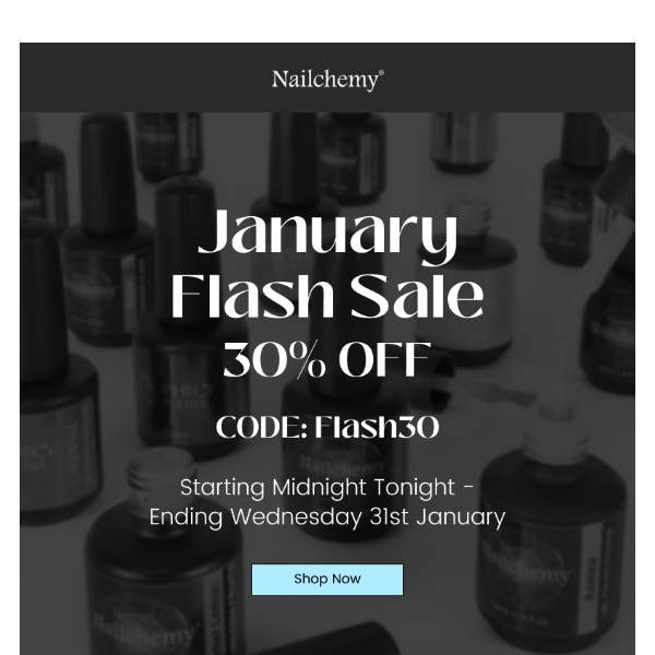 ✨ January Flash Sale Alert! Get 30% Off Everything ✨