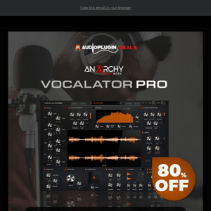 🕛 FINAL CALL: 80% Off Vocalator Pro by Anarchy Audioworx!