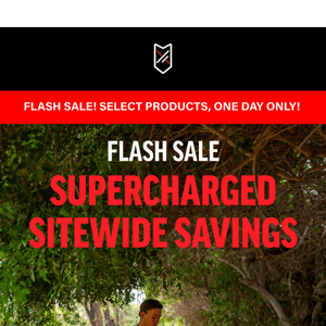 Flash Sale! Supercharged Sitewide Savings!