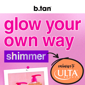 ✨ it’s time to shimmer your own way ✨