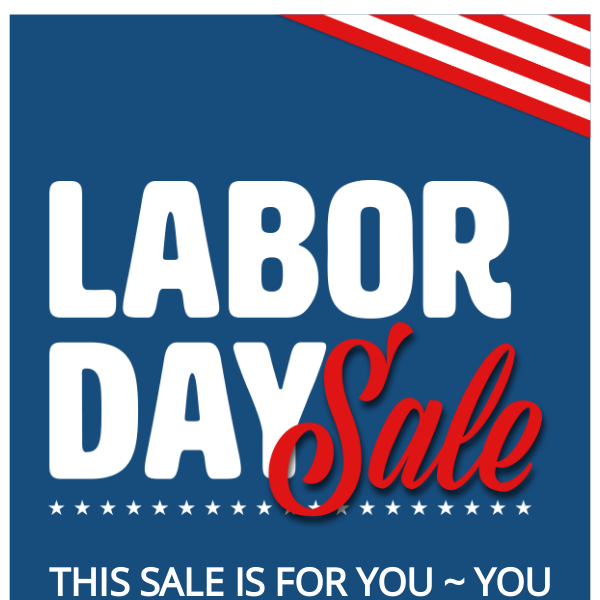 40% Off Labor Day Deal